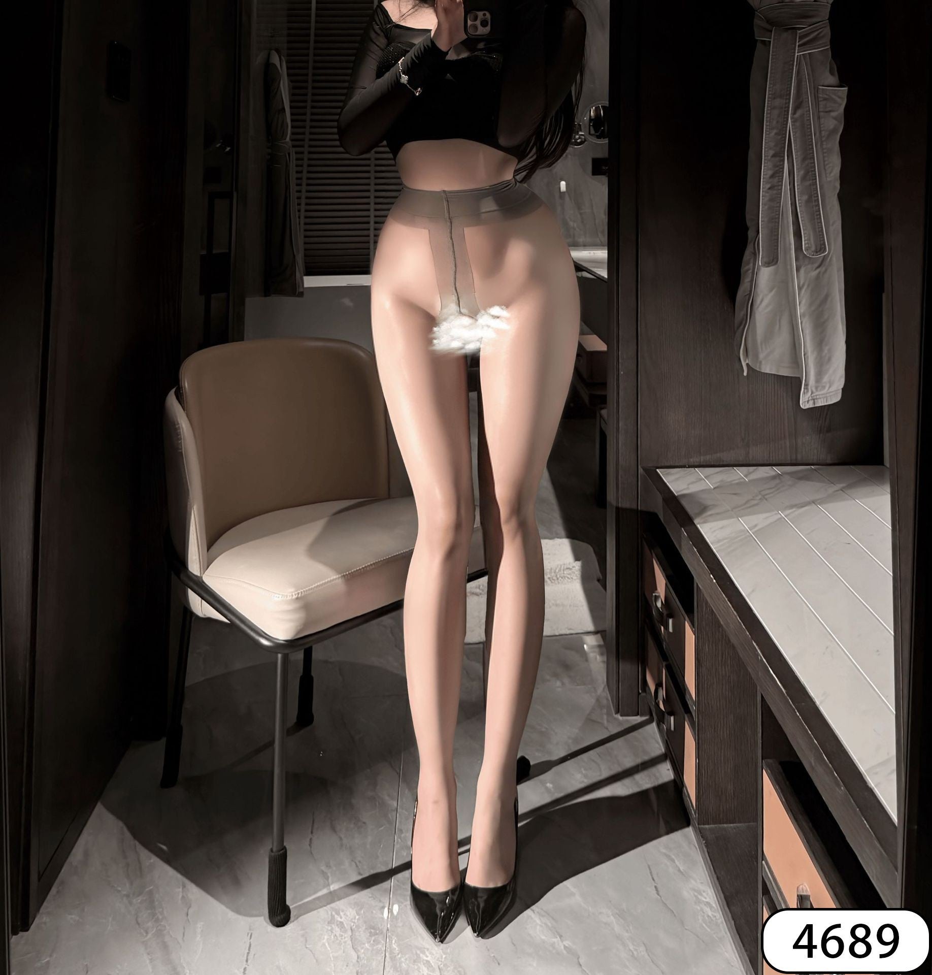 Sheer and Glossy Roleplay Stockings