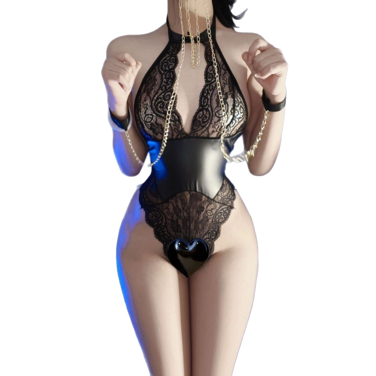 Dark Allure Lace Bodysuit